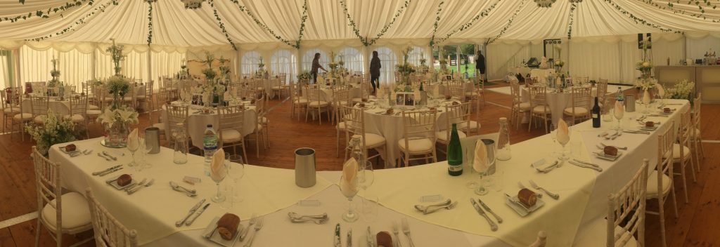 Marquee wedding catering Preston