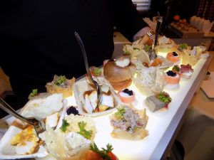 dinner party canapes caterers in lancashire