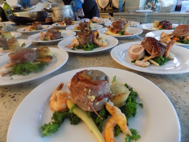 dinner party caterers lancashire Over Wyre